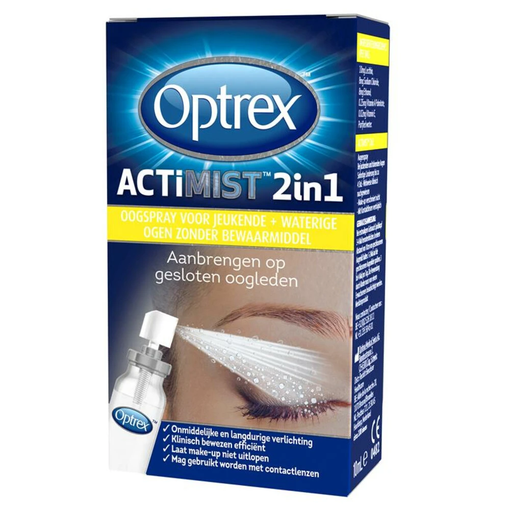 Optrex Actimist 2 In 1 Oogspray Jeukende En Waterige Ogen 1 Optrex Actimist 2 In 1 Oogspray Jeukende En Waterige Ogen