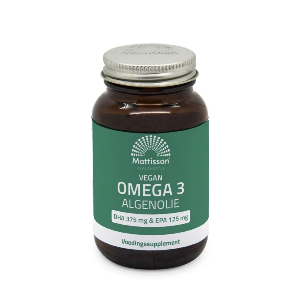 Mattisson HelathStyle Vegan Omega 3 Algenolie 375 DHA 125 EPA 1 Mattisson HelathStyle Vegan Omega 3 Algenolie 375 DHA 125 EPA