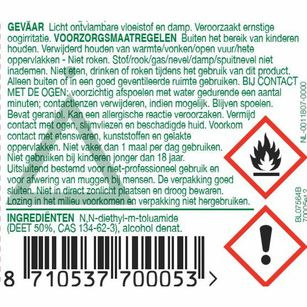 Jungle Formula Spray Maximum 50% Deet 4 Jungle Formula Spray Maximum 50% Deet - Afbeelding 4